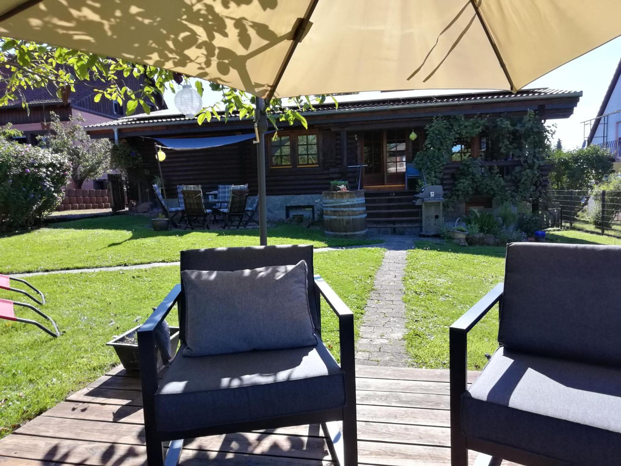 Ferienwohnung Blockhaus Juka Vinningen Exterior foto