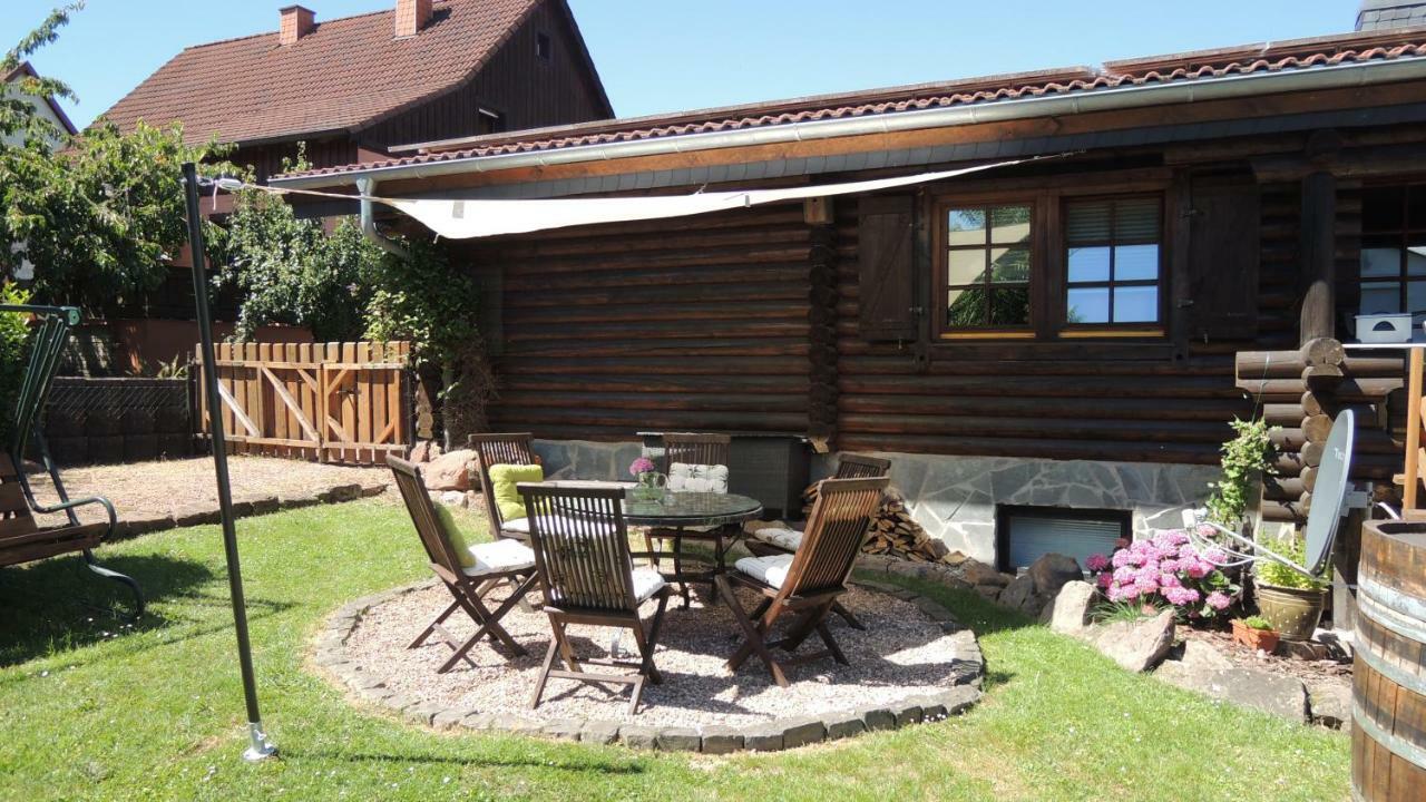 Ferienwohnung Blockhaus Juka Vinningen Exterior foto
